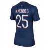 Paris Saint-Germain Nuno Mendes #25 Hemmatröja Dam 2023-24 Korta ärmar